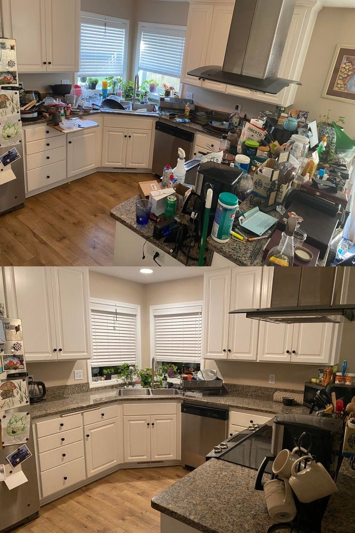 Kitchen cleaning ￼